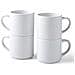 4 Tazze In Ceramica Bianca Impilabili Da 300 Ml - Cricut - Foto miniatura 1