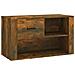 Scarpiera Rovere Fumo 80x35x45 Cm In Legno Multistrato - Foto miniatura 2