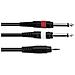 Cavo adattatore 3,5 jack / 2xjack 1,5 m Bk - Foto miniatura 1