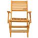 Sedie Da Giardino Pieghevoli 2pz 55x62x90cm Legno Massello Teak - Foto miniatura 7