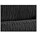 Copridivano Sof&agrave; Poltrona Elasticizzato Protezione Macchie Modello Wonderful 2 Posti Nero - Foto miniatura 3