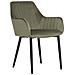 Set Di 2 Sedie Da Pranzo Velluto Verde Oliva Wellston - Foto miniatura 2