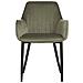 Set Di 2 Sedie Da Pranzo Velluto Verde Oliva Wellston - Foto miniatura 6