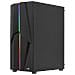 Case Mecha RGB Midi Tower Micro-ATX Mini-ITX Porte 2x USB 2.0 Colore Nero - Foto miniatura 2