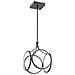 Lampadario Industrial Nordico Ciri Alluminio Nero Opaco Led 45w 3000k - Foto miniatura 1