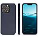 Custodia Per Iphone 14 Pro 2 In 1 Modello New York Pelle Portacarte, Blu Marine - Foto miniatura 4