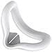 Meta Quest 3s Silicone Face Cover - Bianco - Foto miniatura 1
