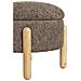 Pouf Medas - Marrone - Poliestere - 45x45x36 Cm - Foto miniatura 4