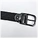 Cintura Elastica Intrecciata Da Uomo 105 Cm Black - Foto miniatura 3