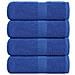 Asciugamani Per Sapone 4 Pz Blu 30x30 Cm 360 G/m 100% Cotone - Foto miniatura 1