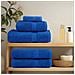 Asciugamani Per Sapone 4 Pz Blu 30x30 Cm 360 G/m 100% Cotone - Foto miniatura 3
