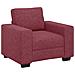 Poltrona Rosso Vino 60 cm in Tessuto - Foto miniatura 1