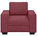 Poltrona Rosso Vino 60 cm in Tessuto - Foto miniatura 6