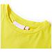 Maglietta Bambina Maniche Giallo Acceso 140 - Foto miniatura 3