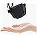 Occhiali Da Sole Pieghevoli Clip-on - Polarizzati Black - Foto miniatura 3