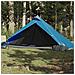 Tenda da Campeggio Tipi per 1 Persona Blu Impermeabile - Foto miniatura 2