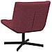 Sedia Girevole Rosso borgogna - Foto miniatura 6