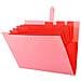 Cartella Portadocumenti Espandibile A4 A 7 Tasche - Organizzatore A Fisarmonica Con Etichette Pink - Foto miniatura 2