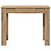 Scrivania Rovere Artigianale 100x45x75 cm in Legno Multistrato - Foto miniatura 4
