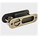 Set Maniglia Scorrevole A Scomparsa - Maniglia Ad Incasso Con Serratura A Mortasa Per Porte Interne Bronze - Foto miniatura 6
