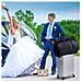 Custodia Antipolvere Pieghevole Non Tessuto Per Abito Da Sposa - Borsa Porta Abiti Black - Foto miniatura 3