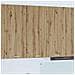Armadio pensile Riga Rovere Artigiano e Bianco 50 x 31 x 100 cm - Foto miniatura 2
