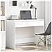 Scrivania Bianco Lucido 100 x 50 x 78 cm Legno multistrato - Foto miniatura 4