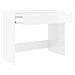 Scrivania Bianco Lucido 100 x 50 x 78 cm Legno multistrato - Foto miniatura 5