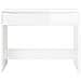 Scrivania Bianco Lucido 100 x 50 x 78 cm Legno multistrato - Foto miniatura 6