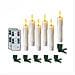 Set Di 6 Candele A Led Senza Fiamma Bianco Avorio Con Telecomando E Supporti - Ideali Per Natale E Halloween - Foto miniatura 1