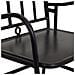 Sedia In Metallo Nero 55x56x96h - Foto miniatura 7