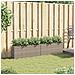 Fioriere da Giardino con 2 Vasi Grigie 90x20x40cm in Polyrattan - Foto miniatura 3