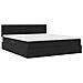 Letto con luci a strisce a LED Nero 180 x 200 cm Velluto - Foto miniatura 7