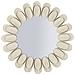 Specchio Da Parete Dune Double Tondo A Raggiera Crema 91 Cm - Foto miniatura 1