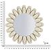 Specchio Da Parete Dune Double Tondo A Raggiera Crema 91 Cm - Foto miniatura 7