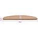 Tappetini per scale autoadesivi 15 pcs Beige 80 x 28 x 3,5 cm - Foto miniatura 9