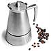 62076 Macchina da caffè per 6 tazze, 6 pezzi, argento - Foto miniatura 2