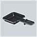 Raclette Grill in Pietra 6430 Nera e Grigia 1100 W 16.5 x 44 x 42.5 cm 6430-EU - Foto miniatura 5
