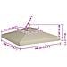 Telo di Ricambio per Gazebo 310g /m² Verde 3x3m - Foto miniatura 2