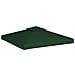 Telo di Ricambio per Gazebo 310g /m² Verde 3x3m - Foto miniatura 6