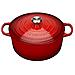 Casseruola tonda ghisa 28cm evolution ciliegia cocotte - Foto miniatura 1