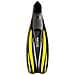Pinne Unisex Flosse F-100 Pro, Giallo (yellow), 44/45 - Foto miniatura 1