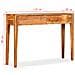 Tavolo Consolle In Legno Massello 118x30x80 Cm - Foto miniatura 2