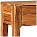 Tavolo Consolle In Legno Massello 118x30x80 Cm - Foto miniatura 3