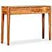 Tavolo Consolle In Legno Massello 118x30x80 Cm - Foto miniatura 1