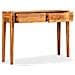 Tavolo Consolle In Legno Massello 118x30x80 Cm - Foto miniatura 6