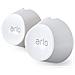 Set di 2 Supporti Magnetici a Muro Interno / Esterno Bianco - Foto miniatura 1
