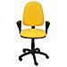 Modello 04cp - Sedia Da Ufficio Ergonomica Con Meccanismo Di Contatto Permanente E Regolabile In Altezza - Sedile E Schienale Imbottiti In Tessuto Bali Colore Rosso (braccioli Fissi Inclusi)  - Foto miniatura 2