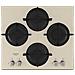 Piano Cottura HAGD 61S / CH a Gas 4 Fuochi Gas Colore Champagne - Foto miniatura 1
