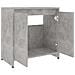 Mobile da Bagno Grigio Cemento 60x33x61 cm in Legno Multistrato - Foto miniatura 3